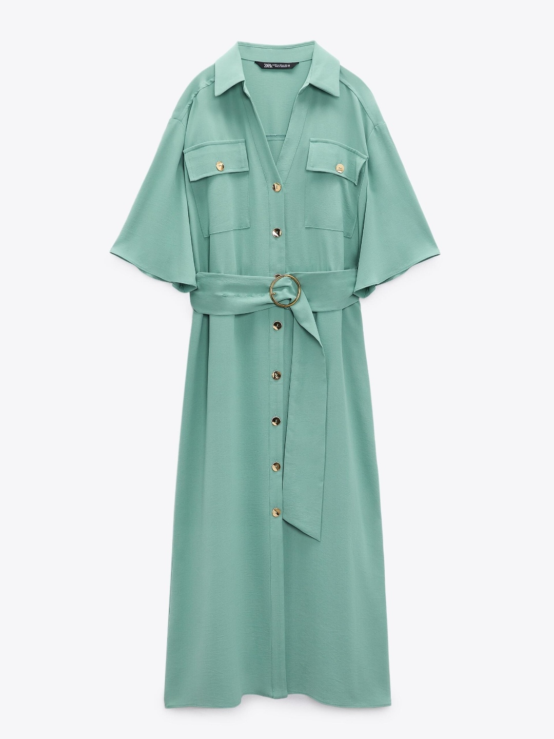 

ZARA Women Green Dress