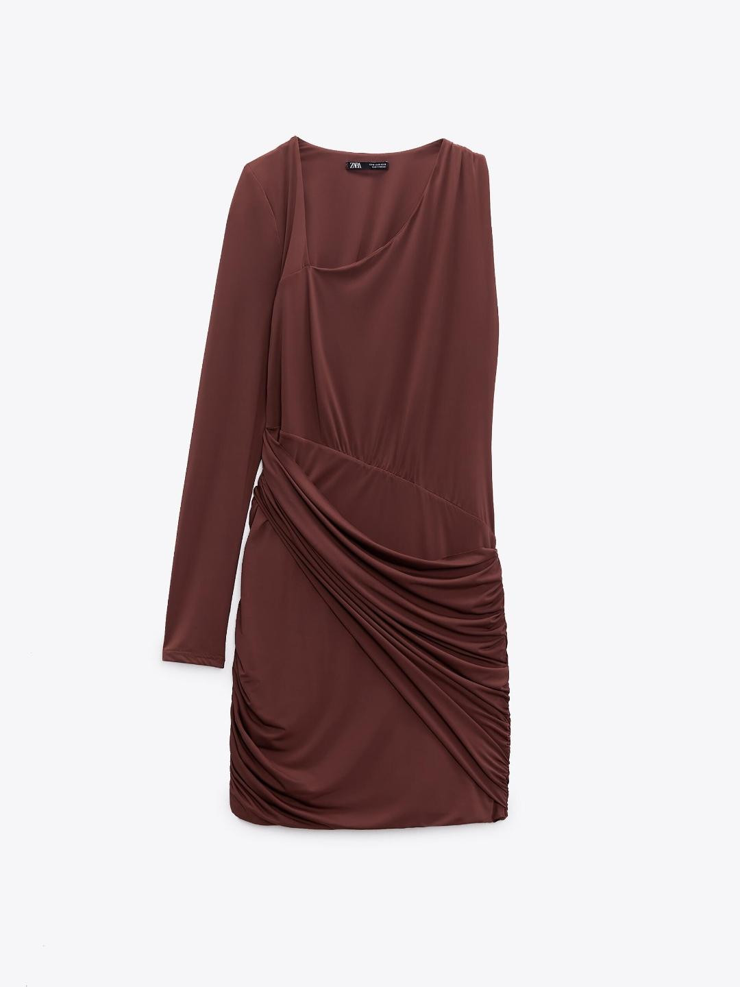 

ZARA Women Beige Dress