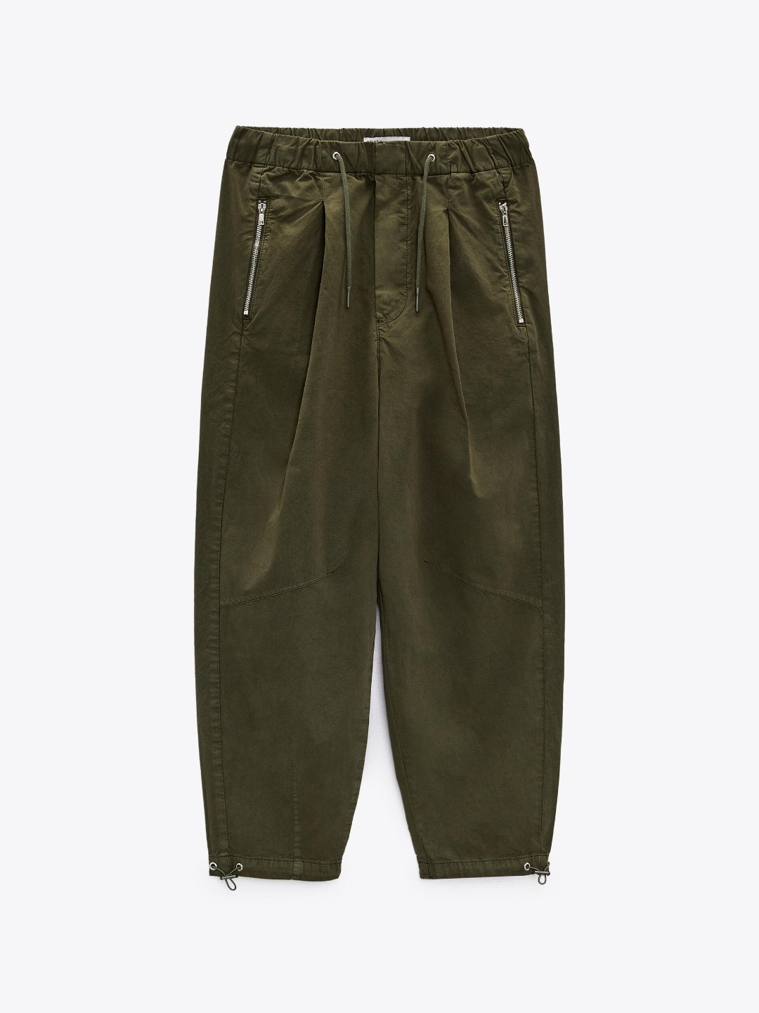 

ZARA Women Khaki Trousers