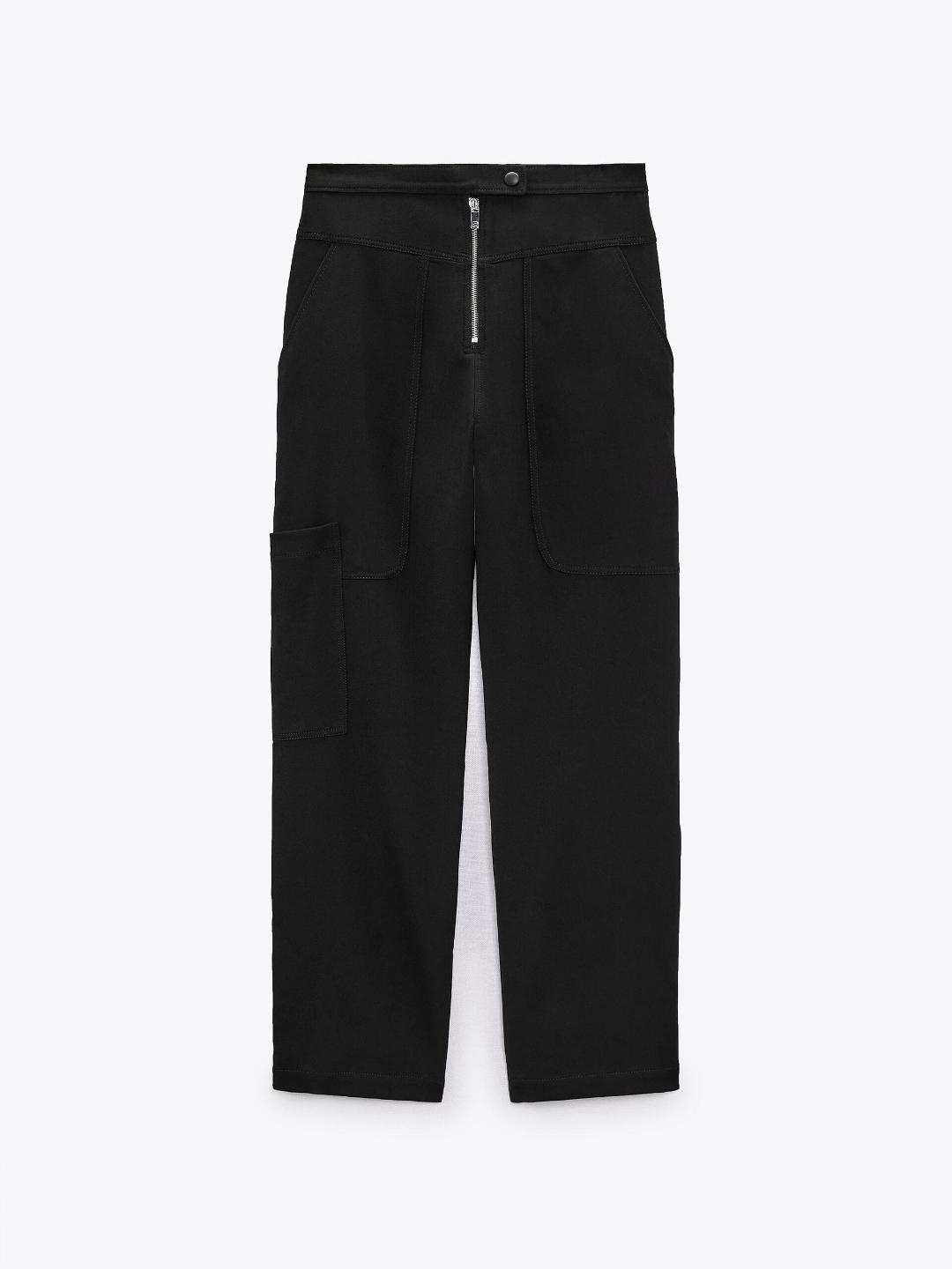 

ZARA Women Black Trousers