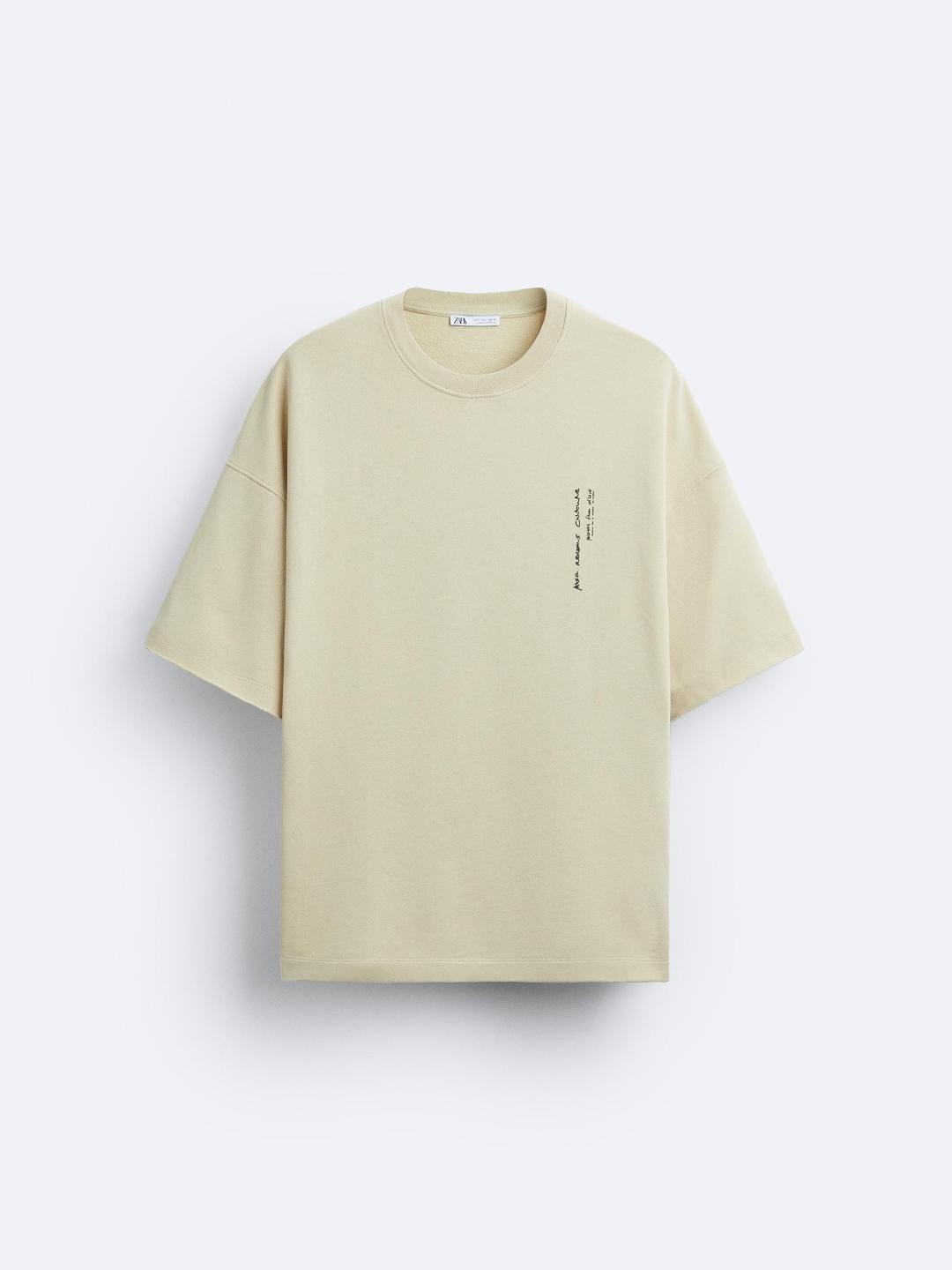 

ZARA Men BrownT-shirts, Brown