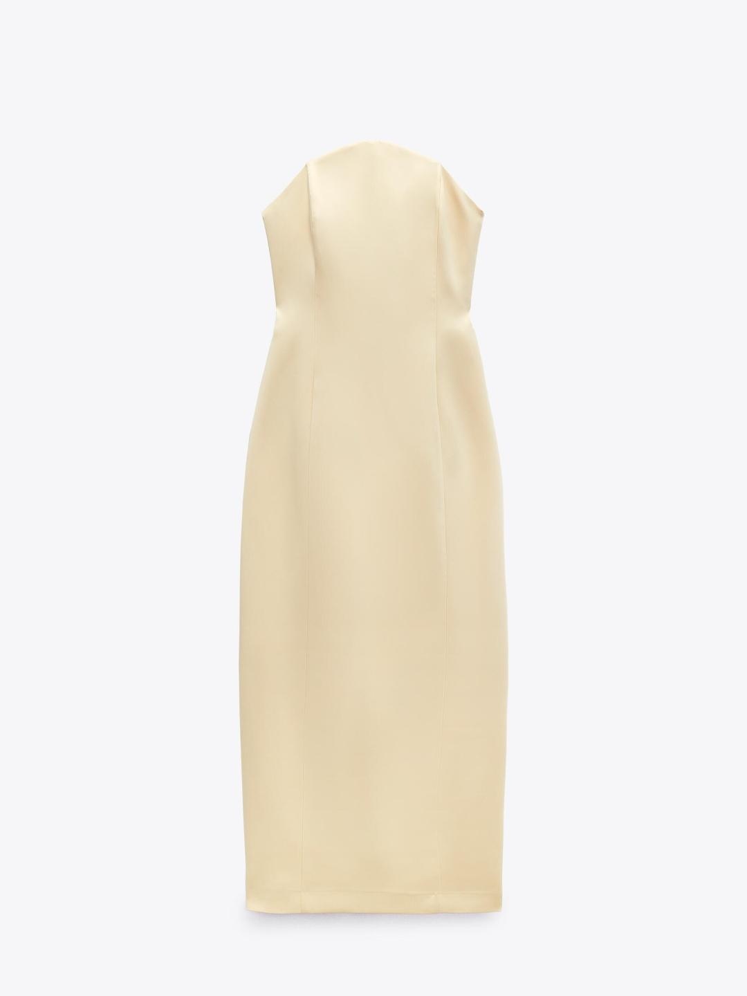 

ZARA Women Brown Dress