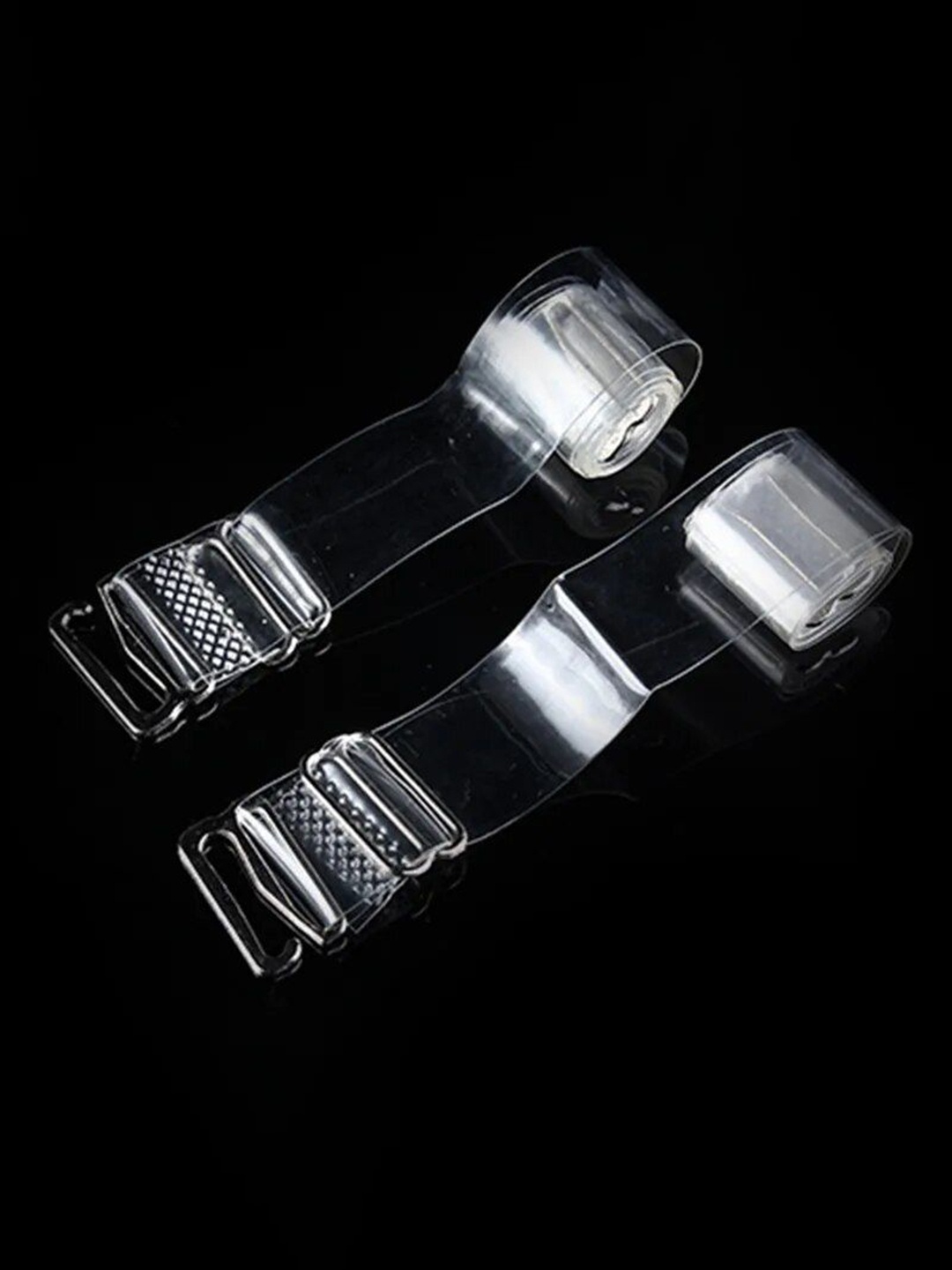 

KRENOZ Set of 2 All Day Comfort Bra Straps and Extenders Lingerie accessories, Transparent