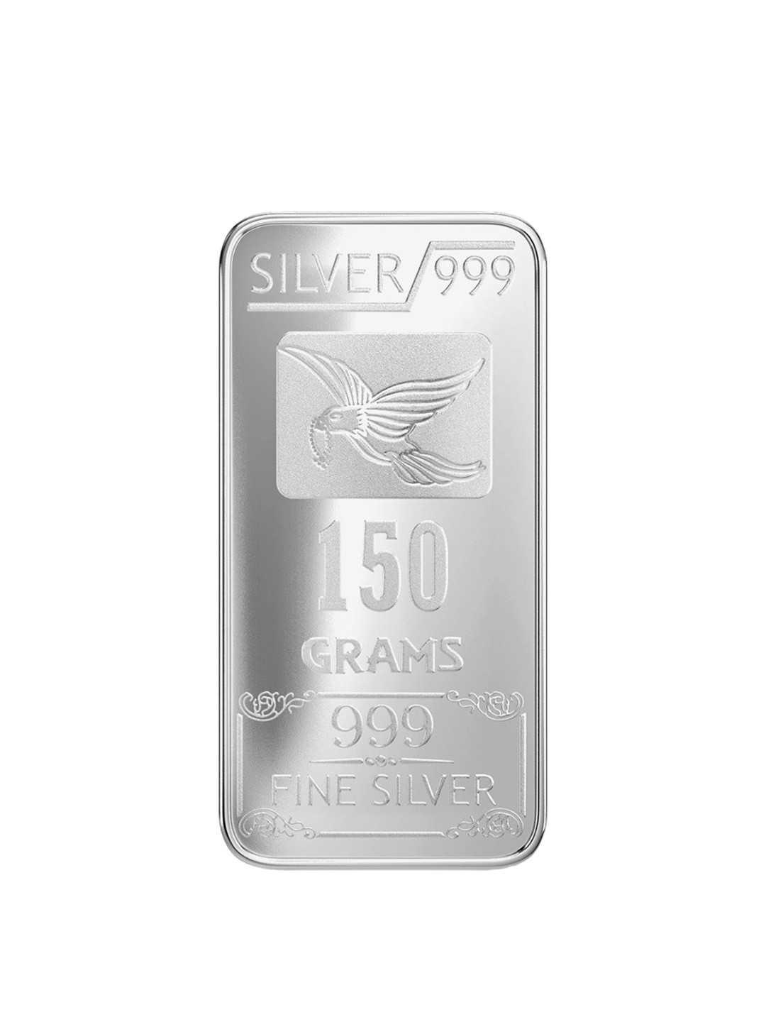 

Joyalukkas 999 Purity Rectangle Shaped Silver Coin 150gm
