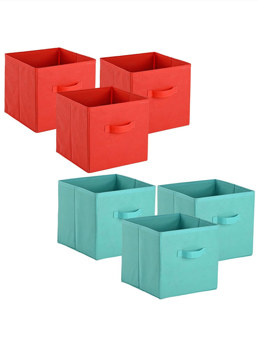 

Kuber Industries Green 6 Pieces Multi-Utility Organisers