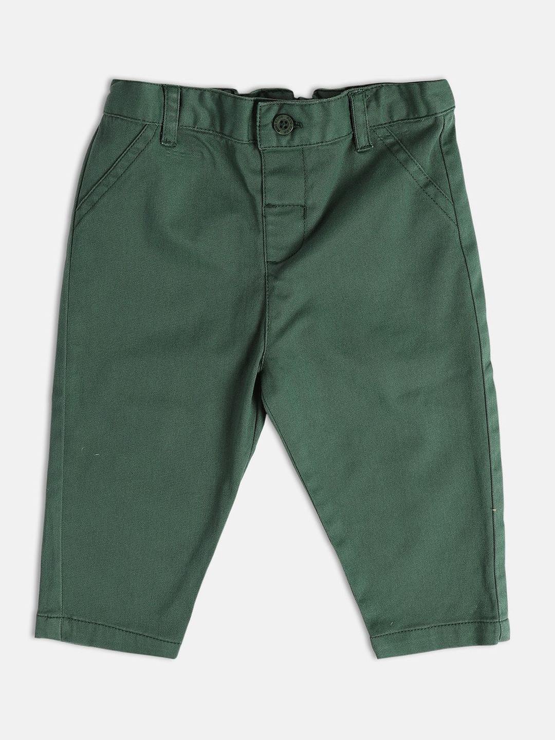 

MINI KLUB Boys Solid Trouser, Green