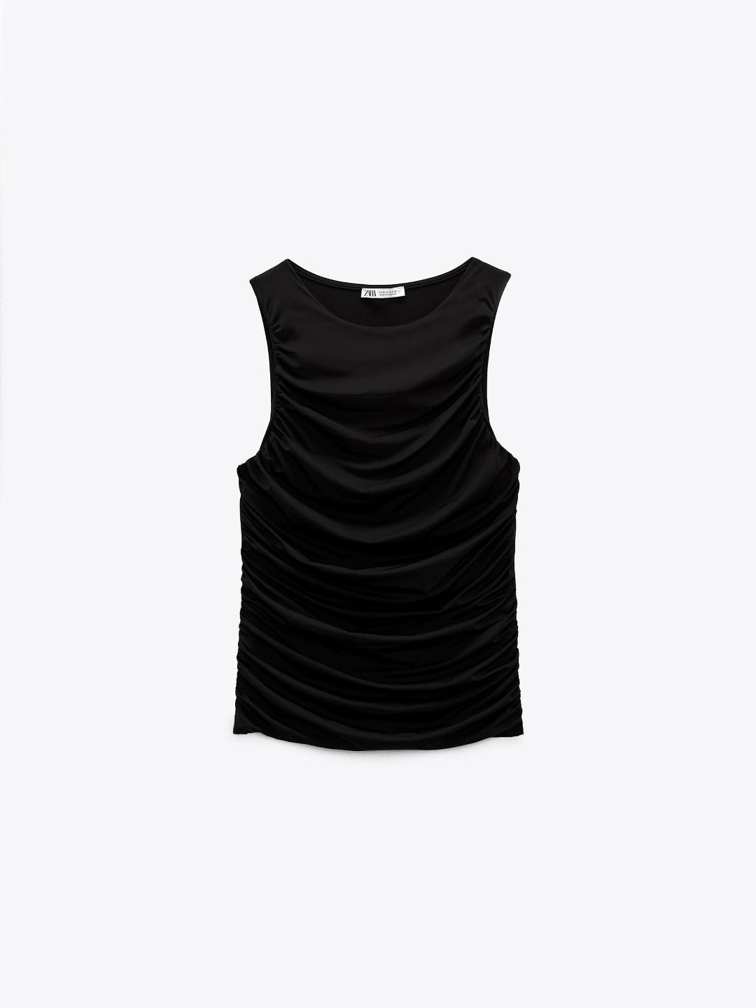 

ZARA Women Black Tops