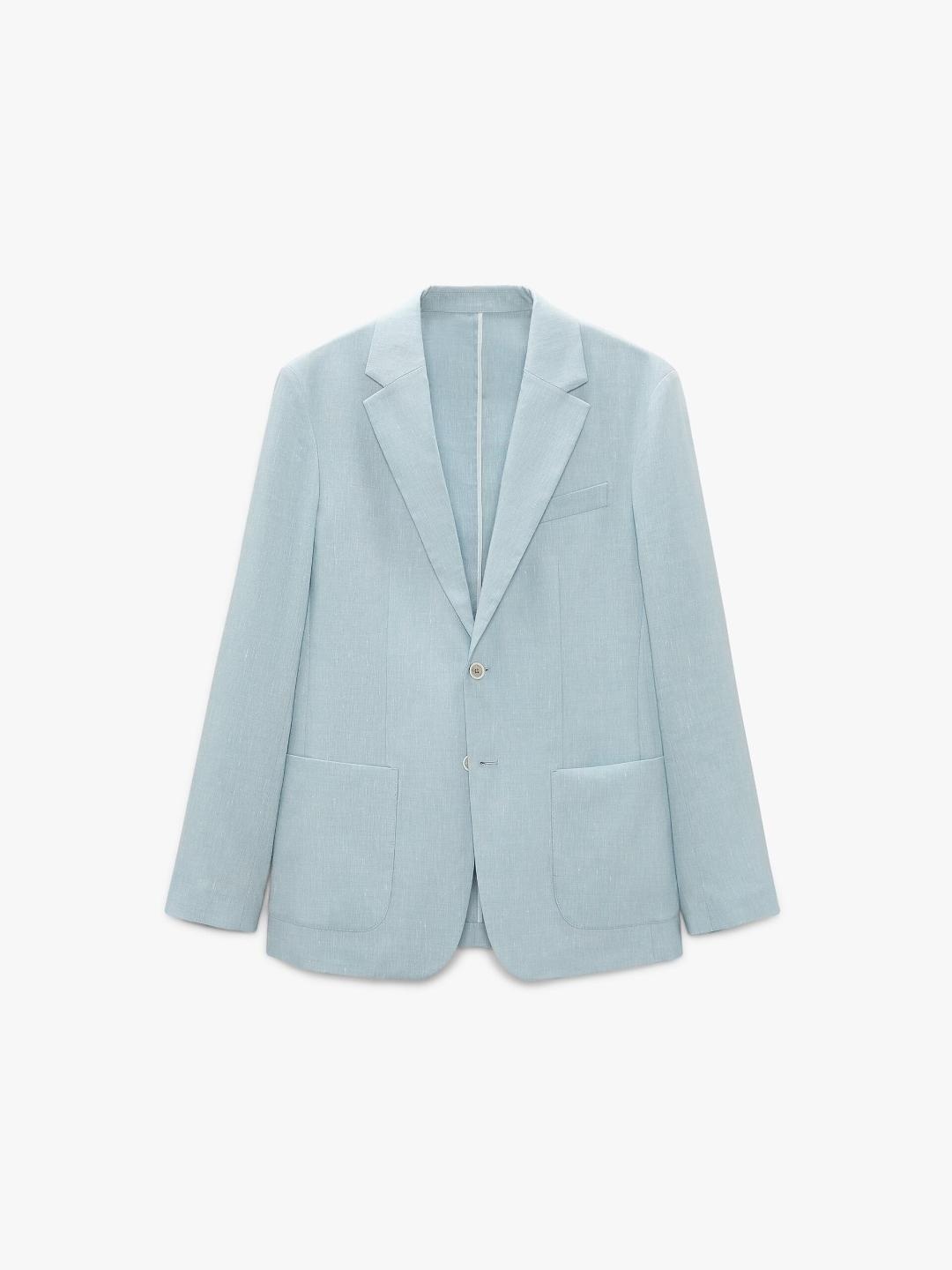 

ZARA Men Blue Blazers