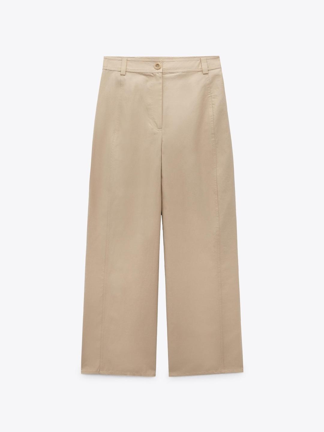 

ZARA Women Brown Trousers