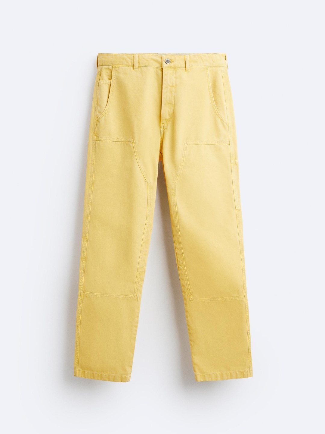 

ZARA Men Yellow Trousers