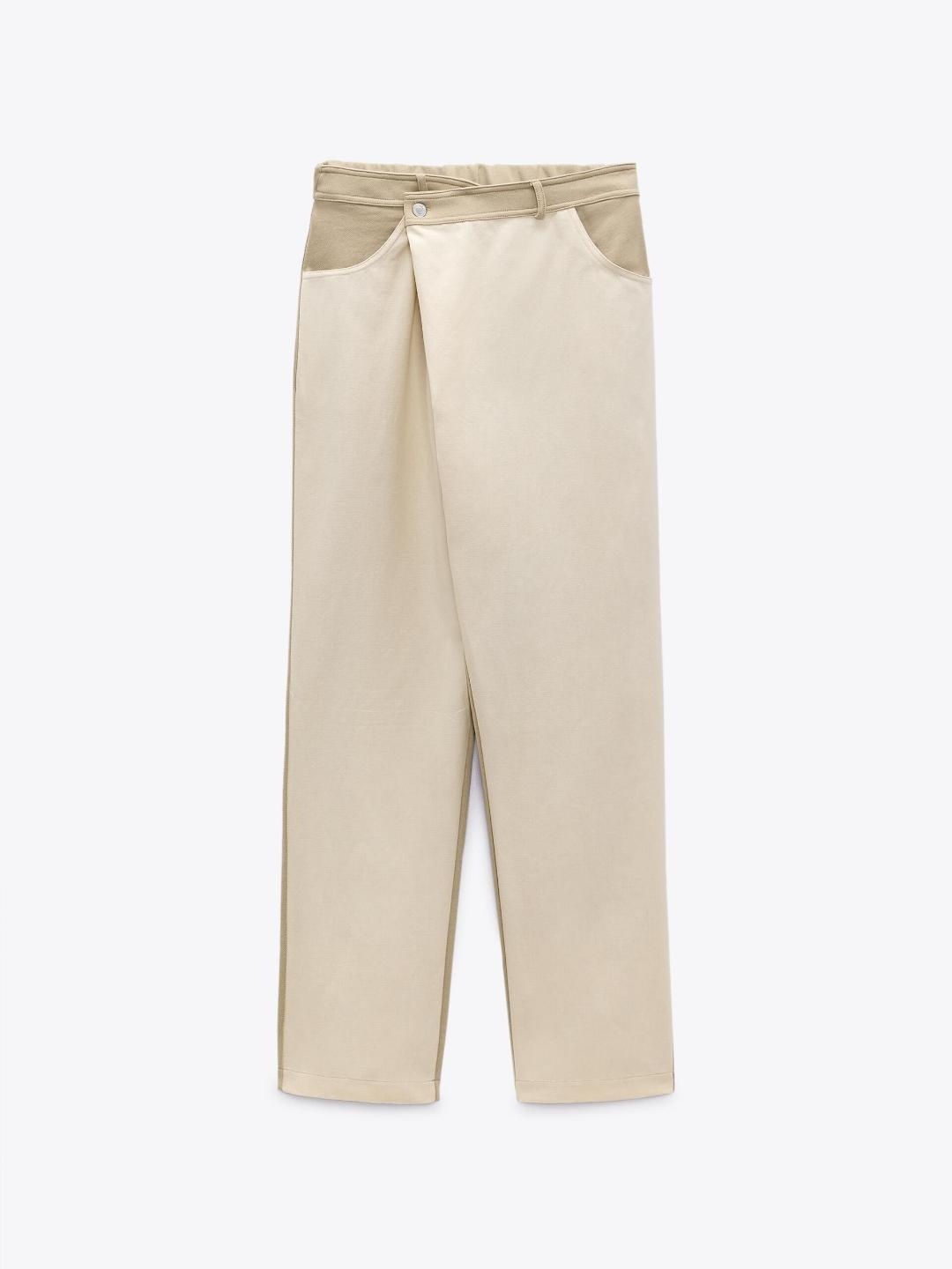

ZARA Women Beige Trousers
