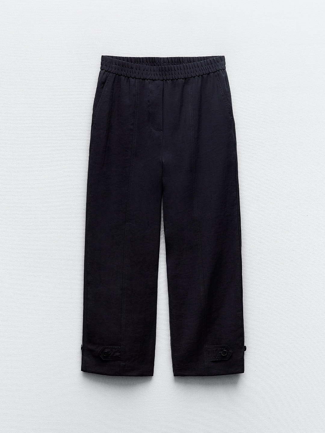 

ZARA Women Navy Blue Trousers