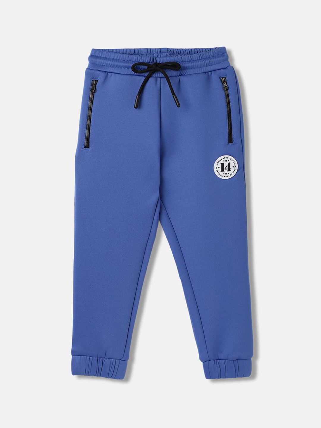 

Blue Giraffe Infant Boys Solid Straight Fit Mid-Rise Joggers