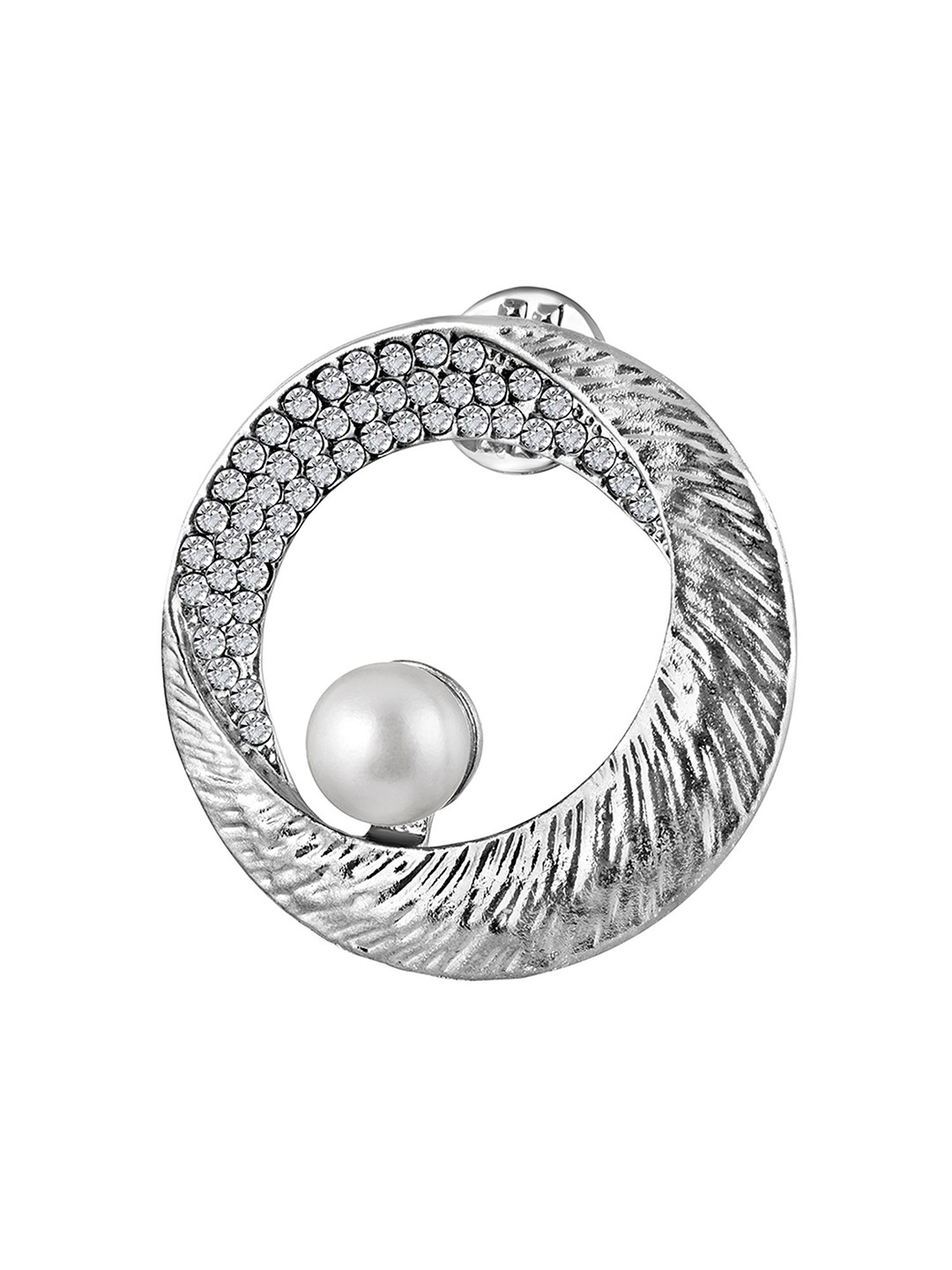 

Mahi Women Silver-Toned Brooch