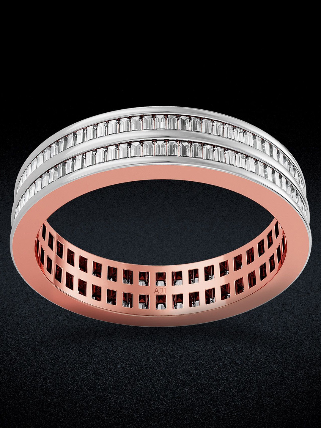 

Joyalukkas 18KT Finger Ring Diamond, Rose