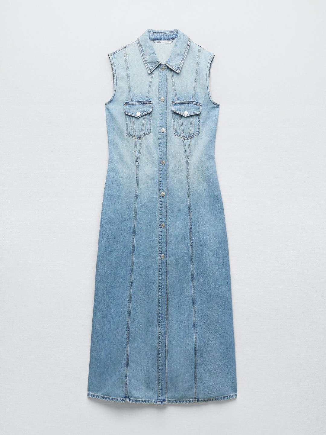 

ZARA Women Blue Dress