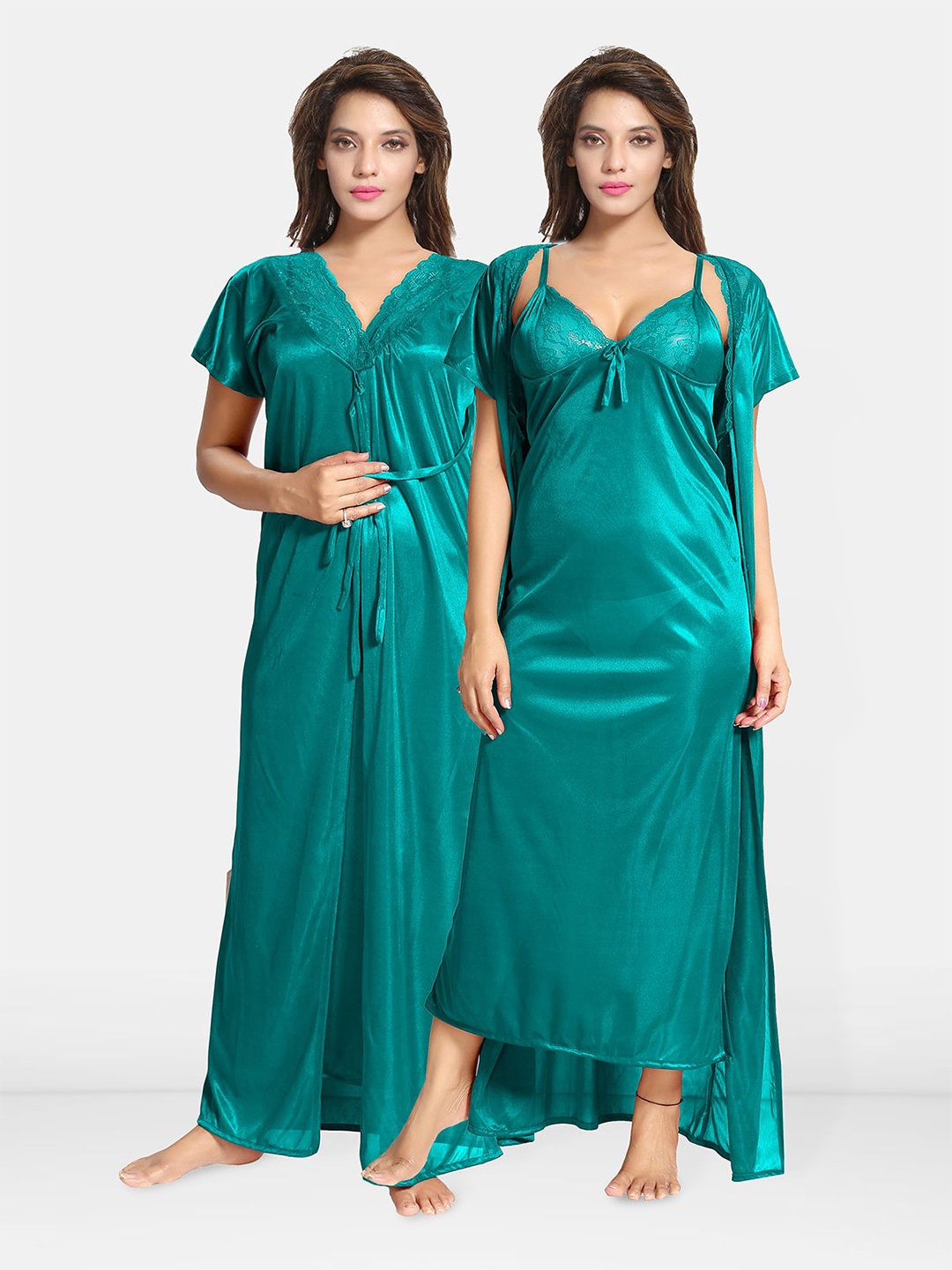 

Be You Maxi Nightdress, Turquoise blue