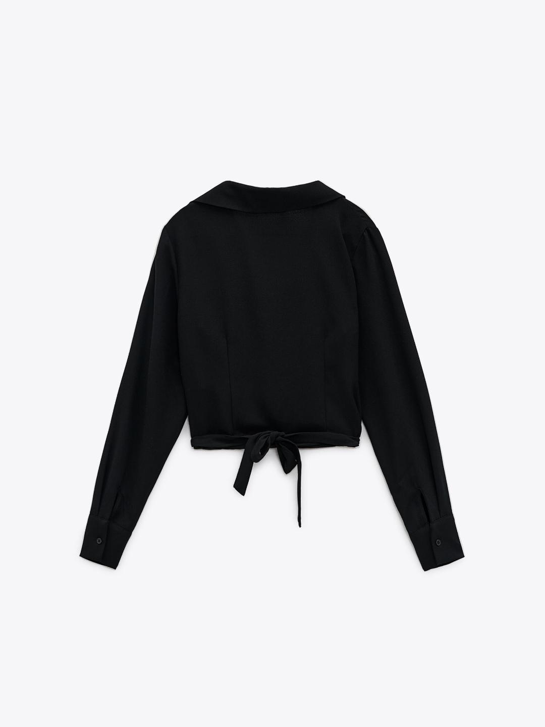 

ZARA Women Black Tops