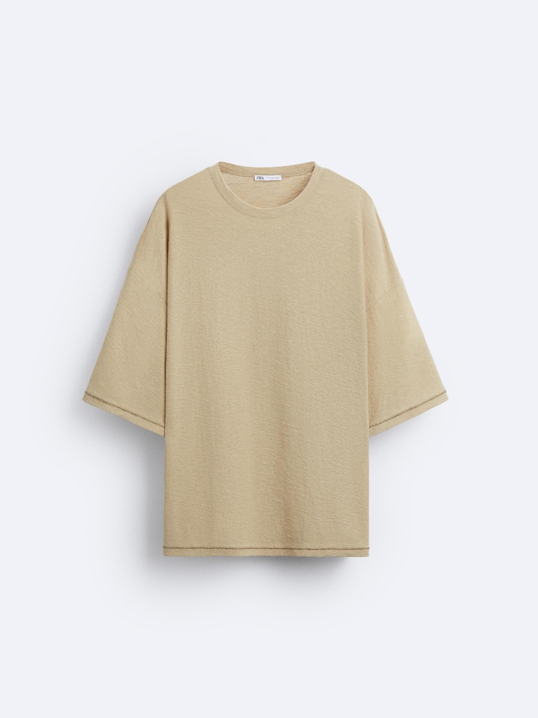 

ZARA Men Brown T-shirt
