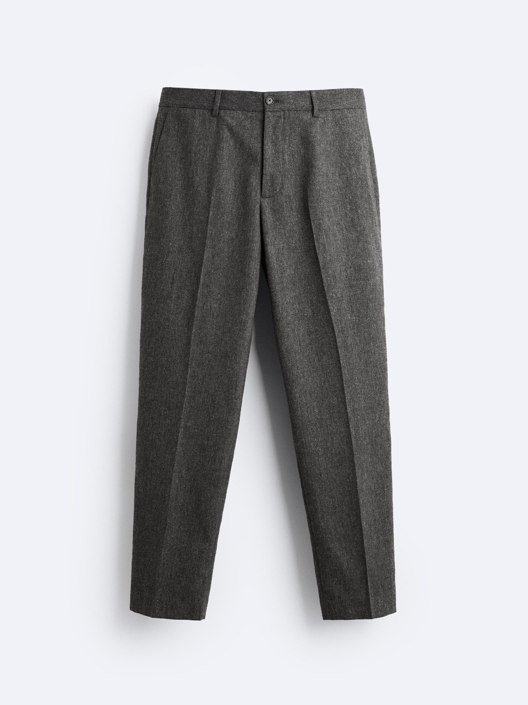 

ZARA Men Grey Trousers