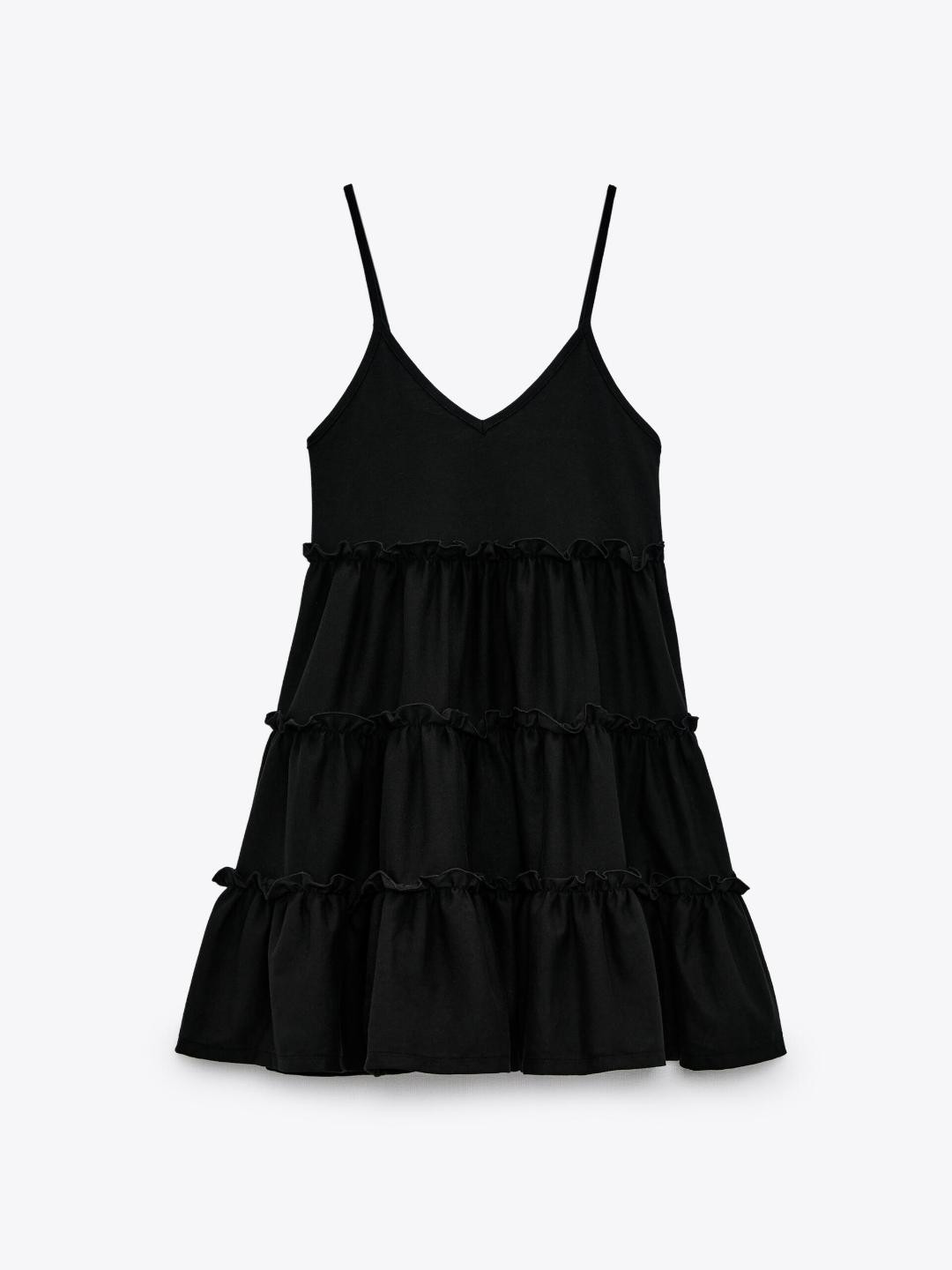 

ZARA Women Black Dress