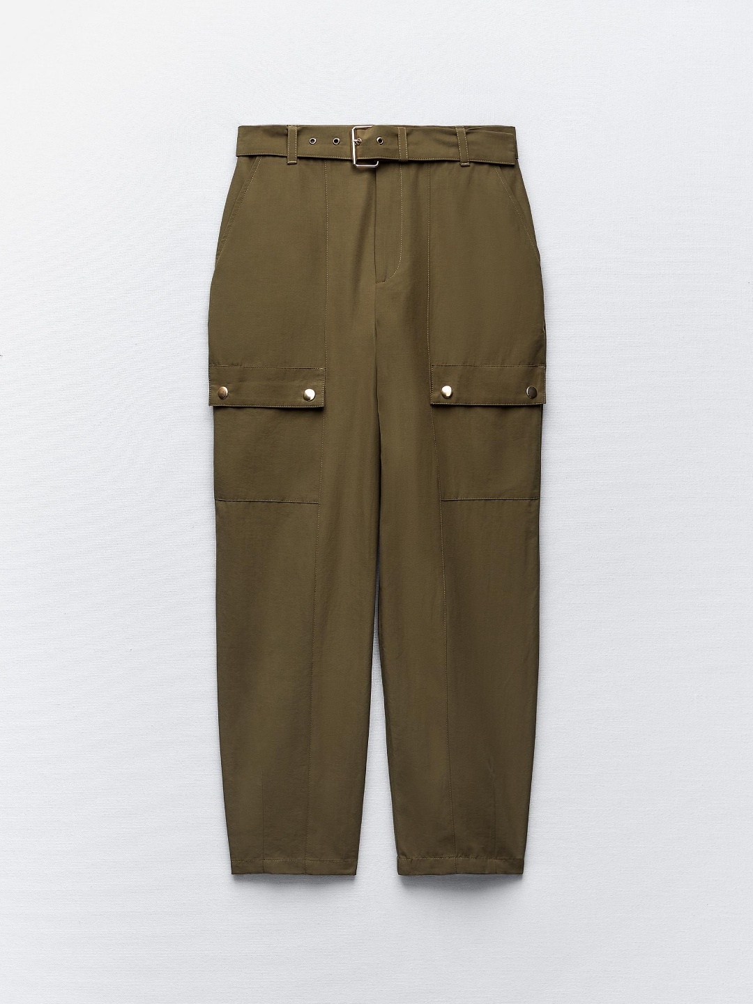 

ZARA Women Khaki Trousers