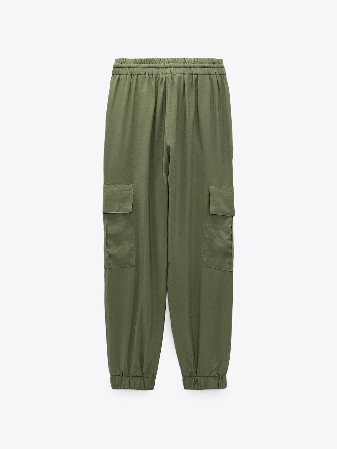 

ZARA Women Khaki Trousers