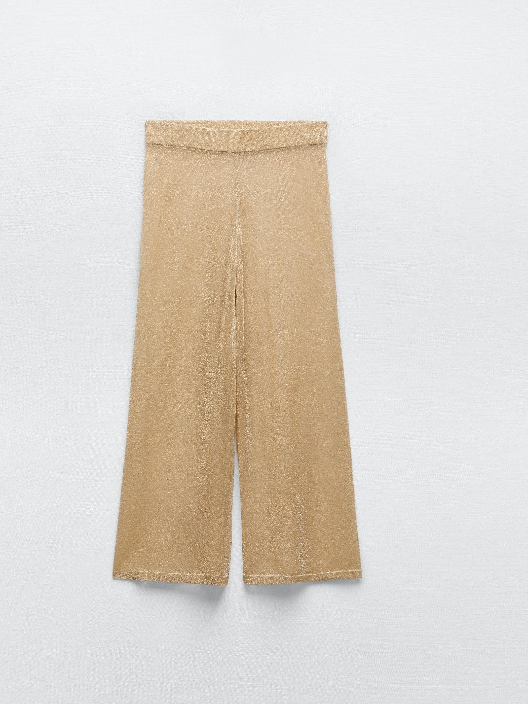 

ZARA Women Gold Palazzos