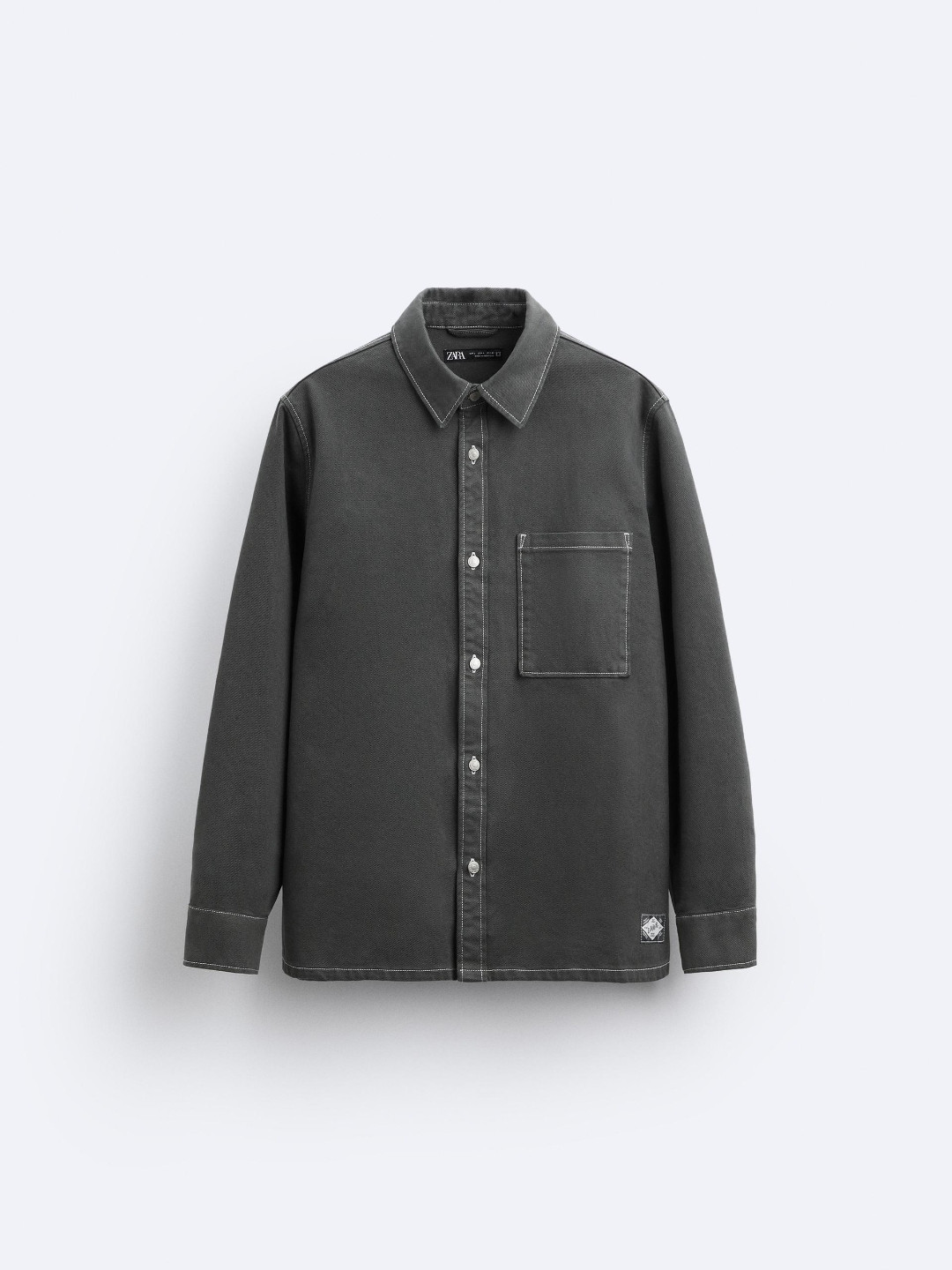 

ZARA Men Grey Shirts