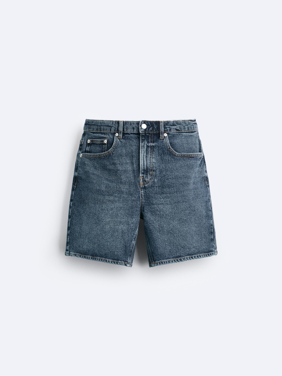 

ZARA Men Navy Blue Shorts