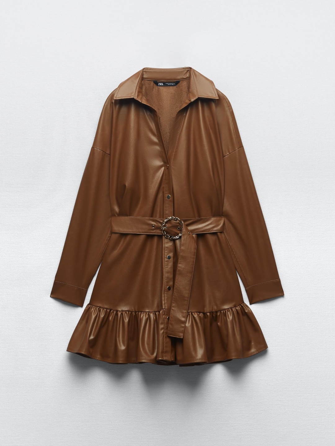 

ZARA Women Brown Dress