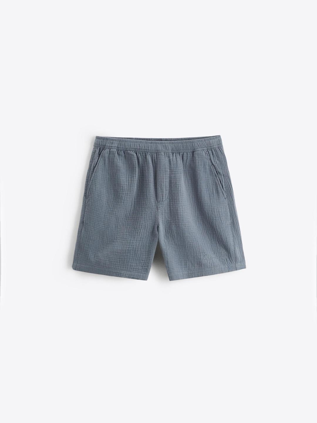 

ZARA Men Grey Shorts