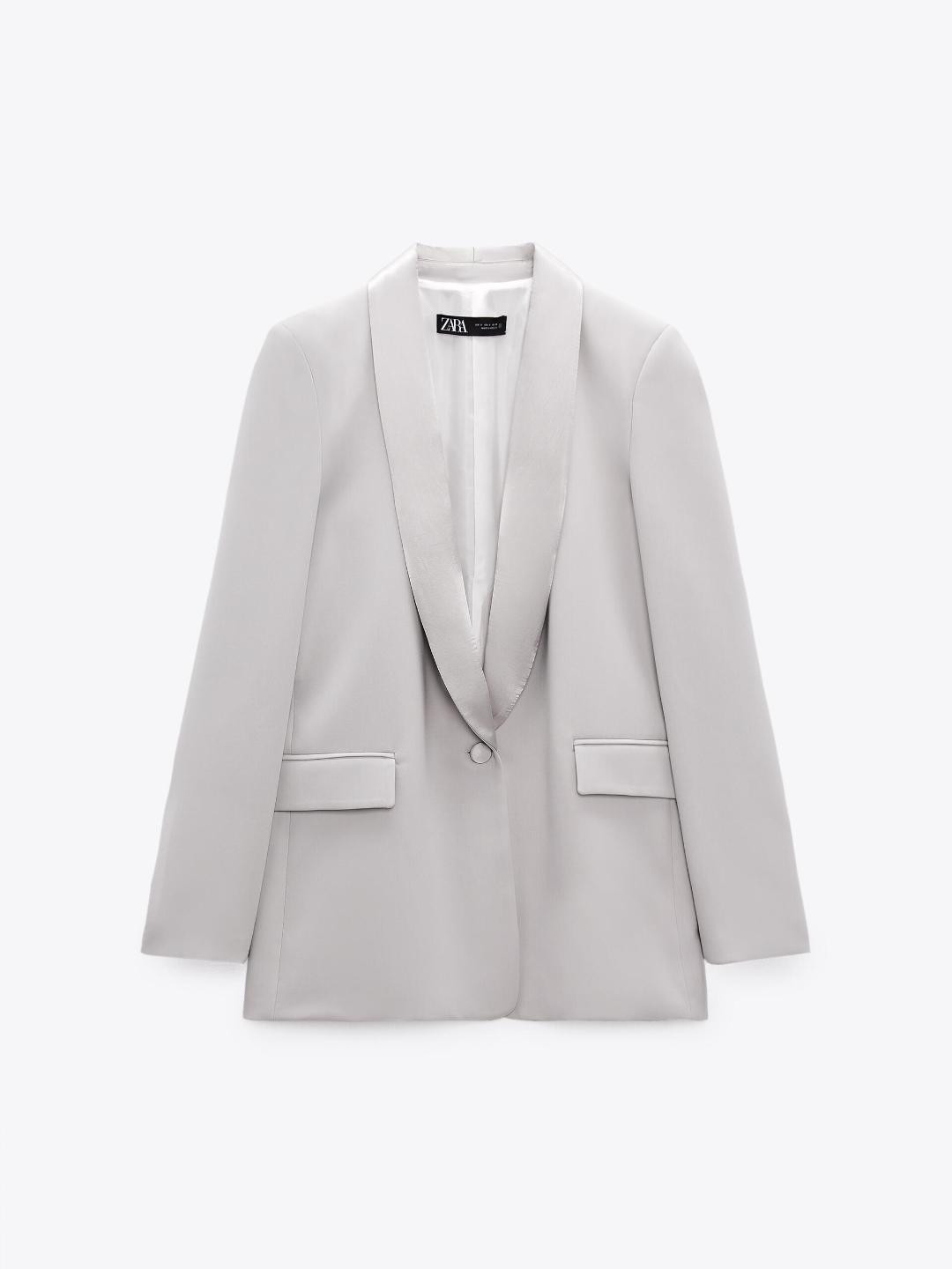 

ZARA Women Grey Blazers