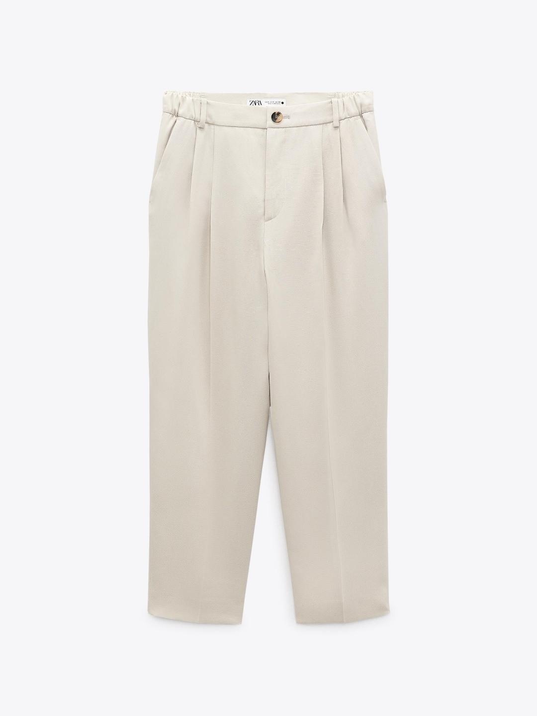 

ZARA Women Grey Trousers