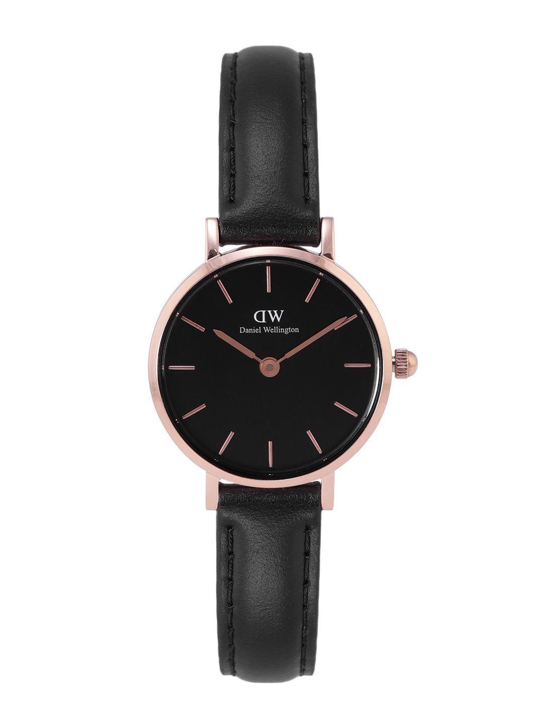 

Daniel Wellington Women Dial & Leather Straps Analogue Watch DW00100444K, Black