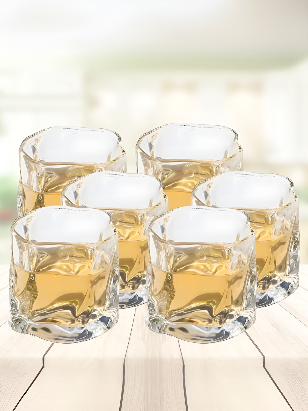 

The Better Home Transparent 6 Pieces Dishwasher Safe Juice Glasses 230ml