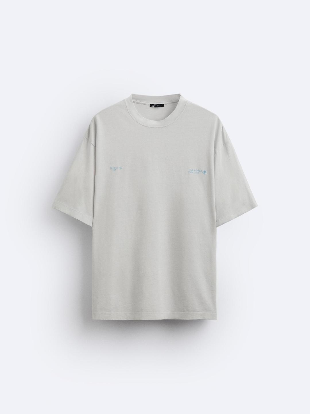 

ZARA Men Blue T-shirt