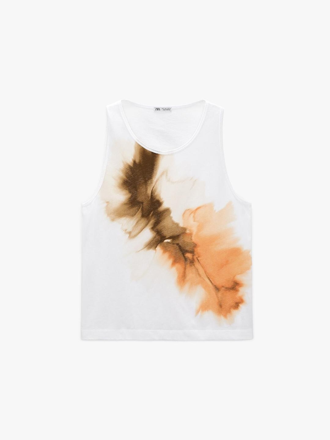 

ZARA Men White T-shirt