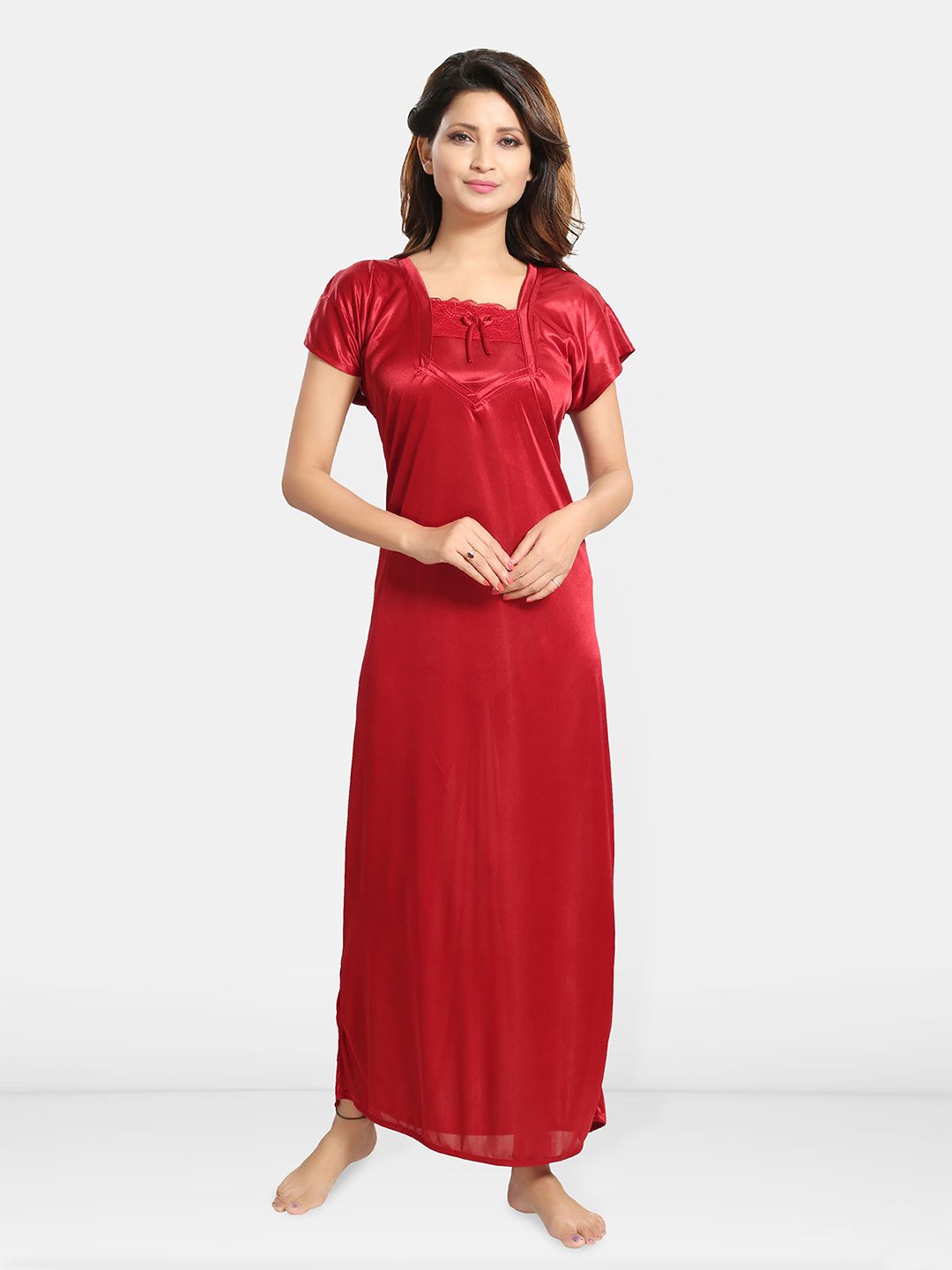 

Be You Maxi Nightdress, Red