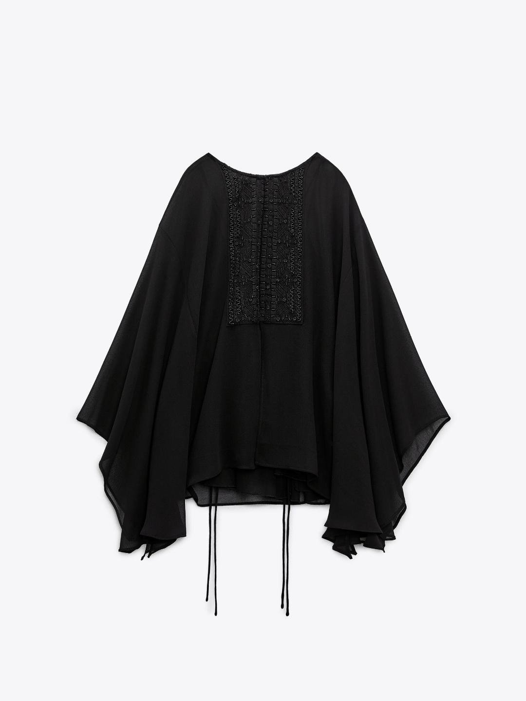 

ZARA Women Black Tops