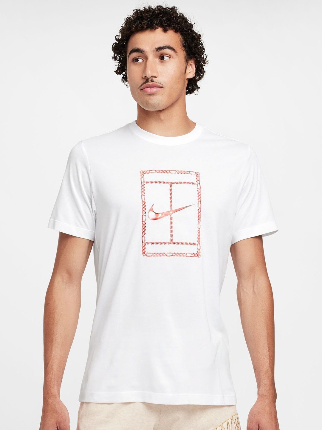 

Nike Men Dri-FIT Tennis T-Shirt, White