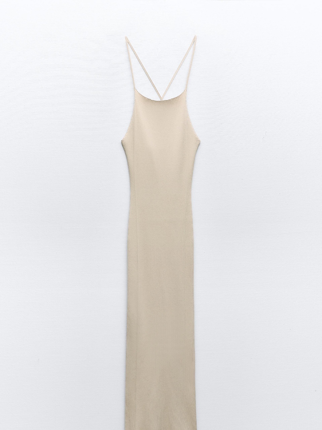 

ZARA Women Beige Dress