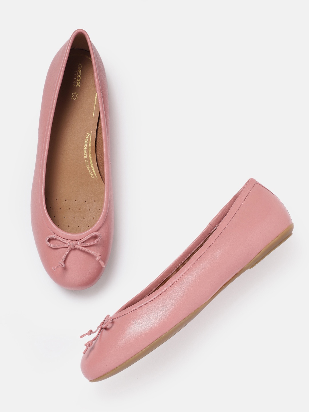 

Geox Women Ballerinas with Bows Flats, Pink