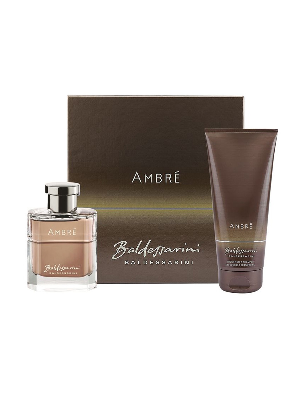 

Baldessarini Ambre Eau de Toilette - 50ml & Shower Cream Combo - 200ml, Transparent