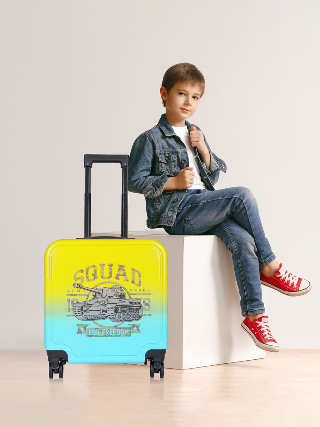

Polo Class Printed Medium Trolley Suitcase 51 to 100 Litres, Yellow