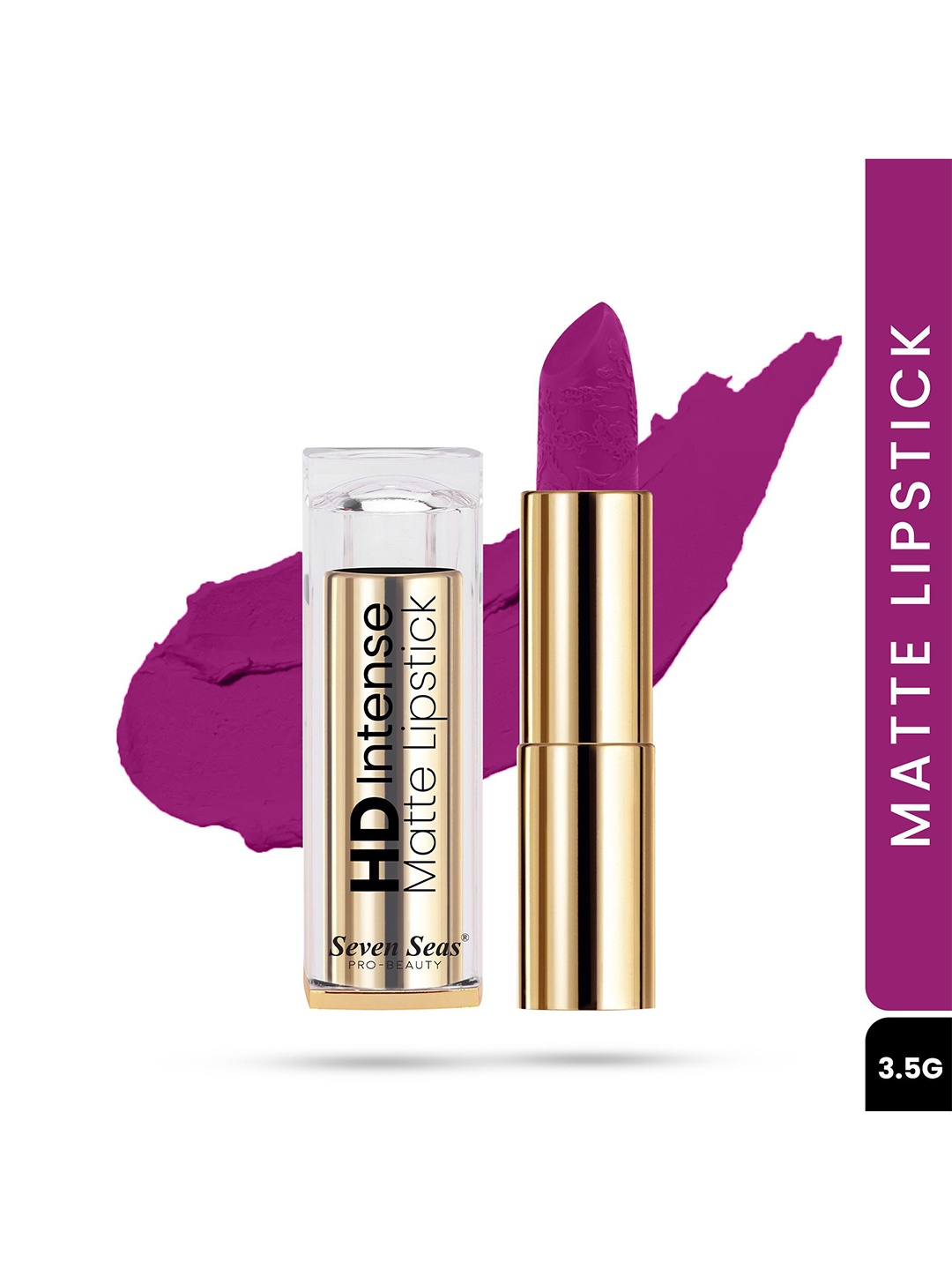 

Seven Seas HD Intense Matte Long Lasting Lipstick 3.5 g - Jazzberry Jam 616, Rose