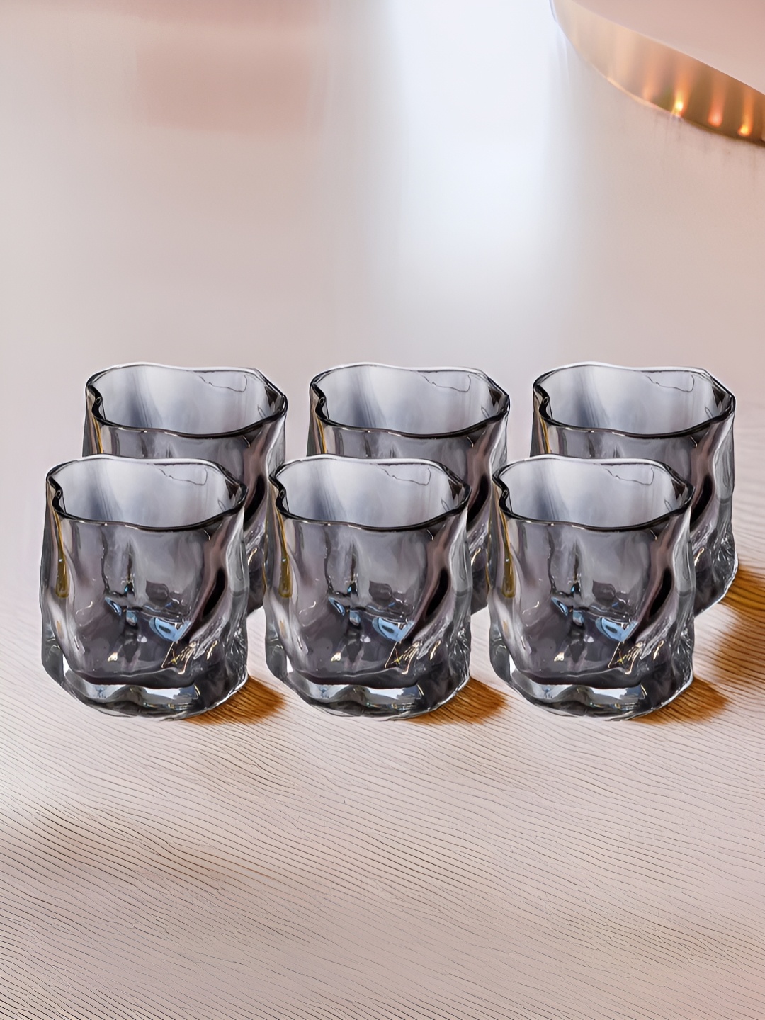 

The Better Home Grey 6 Pieces Dishwasher Safe Juice Glasses 230ml