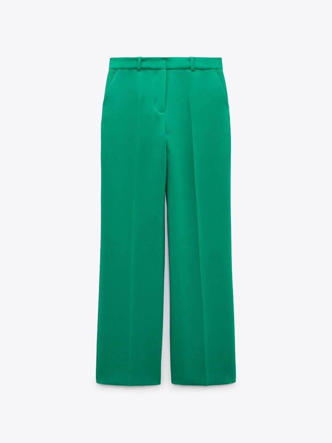 

ZARA Women Green Trousers