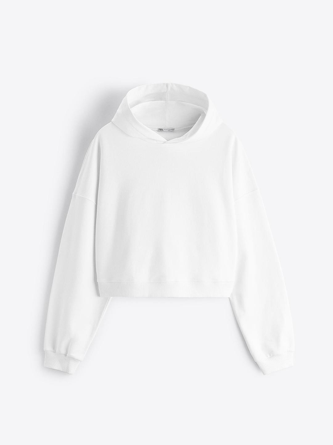 

ZARA Men White Sweatshirts