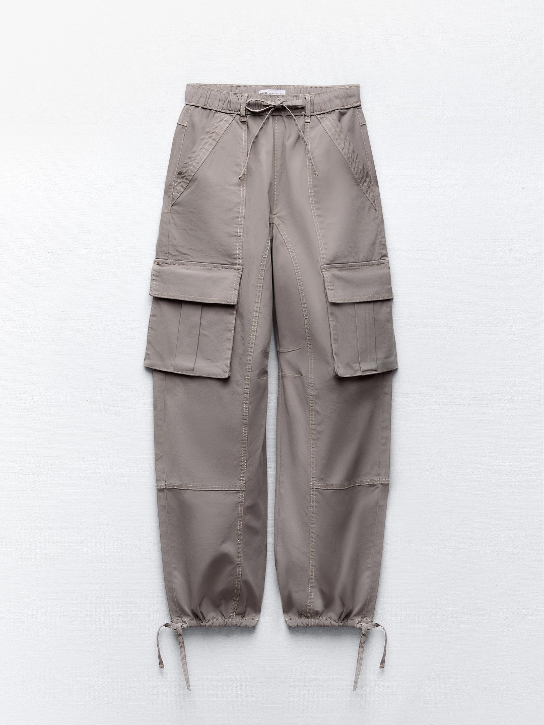 

ZARA Women Grey Trousers